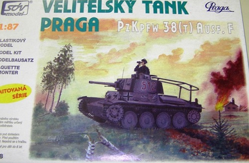 87007 - Velitelský tank Praga PzKpfw 38(T) Ausf.F