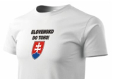Tričko s logom Slovenský znak a nápisom: Slovensko do toho!
