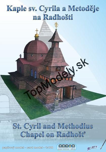 Papierový model - Kaplnka SV. CYRILA A METODA NA RADHOŠTI 2.-vydanie