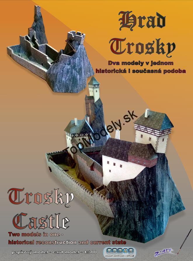 Papierový model - HRAD TROSKY 2v1 - 2.vydanie