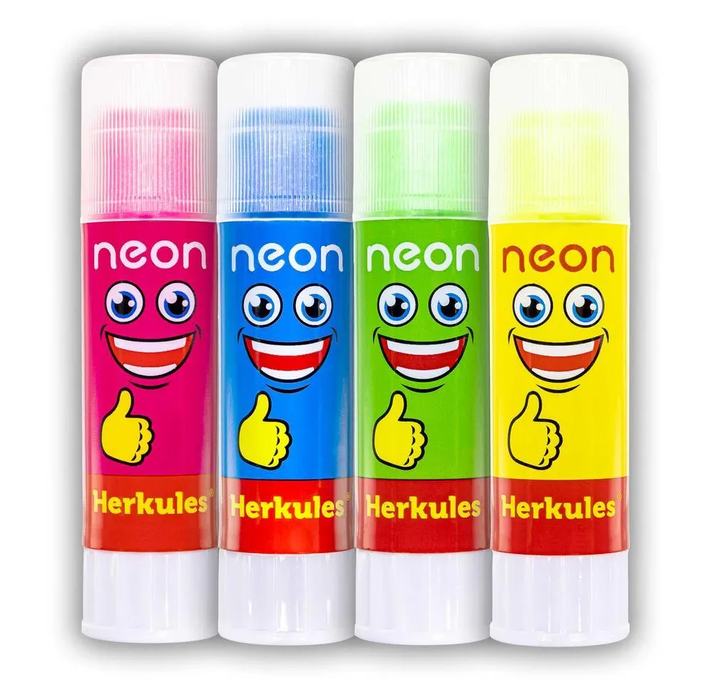 DRUCHEMA Tyčinkové Lepidlo - HERKULES Neon 15g - modrá DRUCHEMA Tyčinkové Lepidlo - HERKULES Neon 15g - modrá