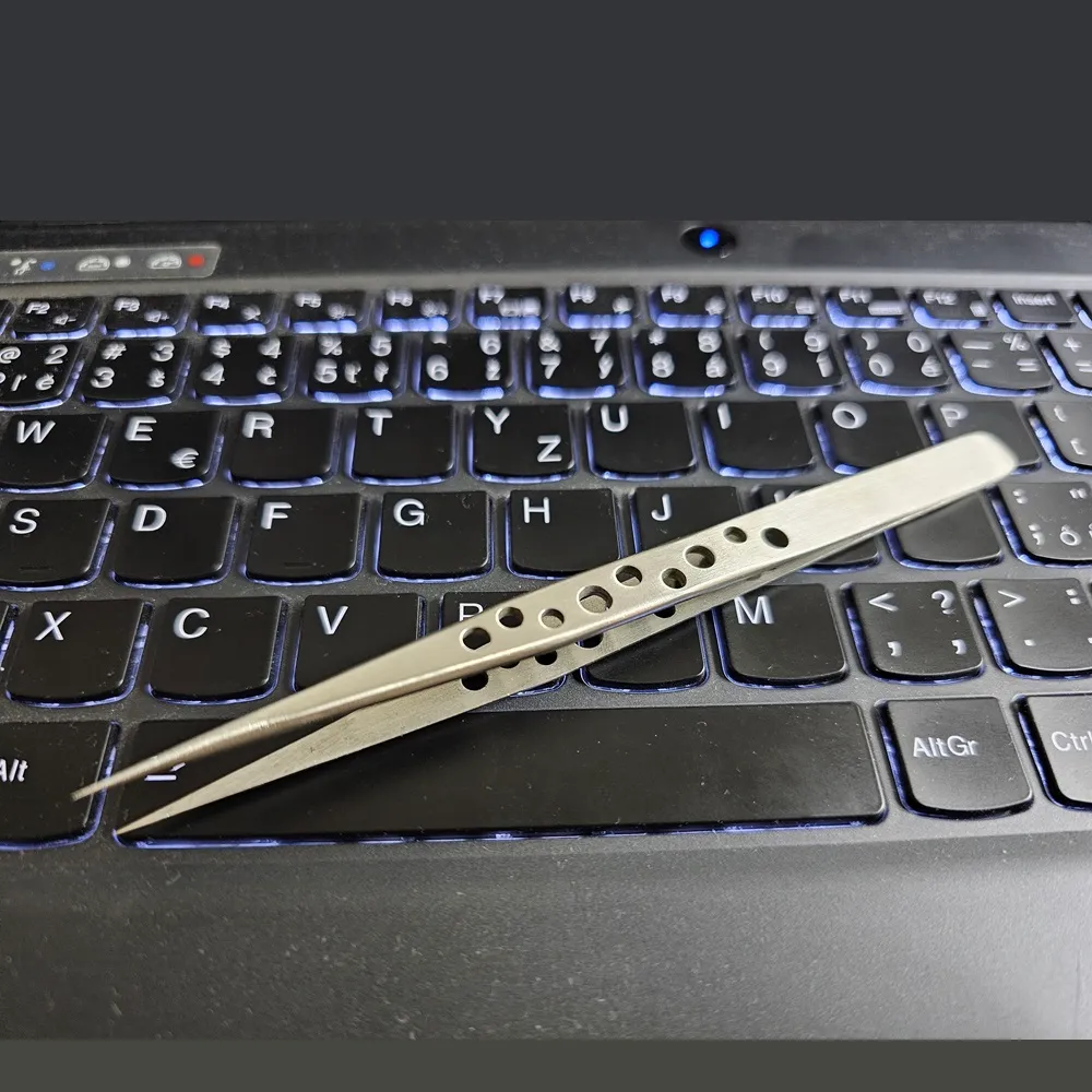 Pinzeta priama z nehrdzavejúcej ocele Voronoi 12