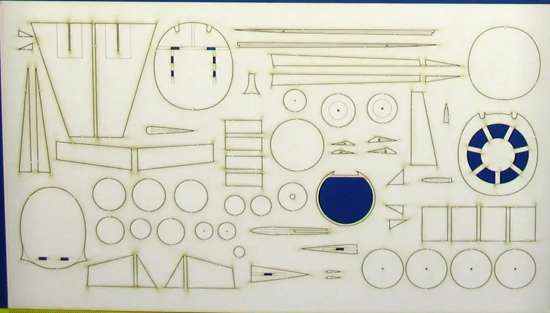 Laserom rezaný doplnok - N1K2-J Shiden-kai