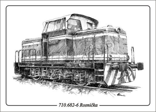 Samolepka 9x6,5cm s obrázkom 710.682-6 Rosnička