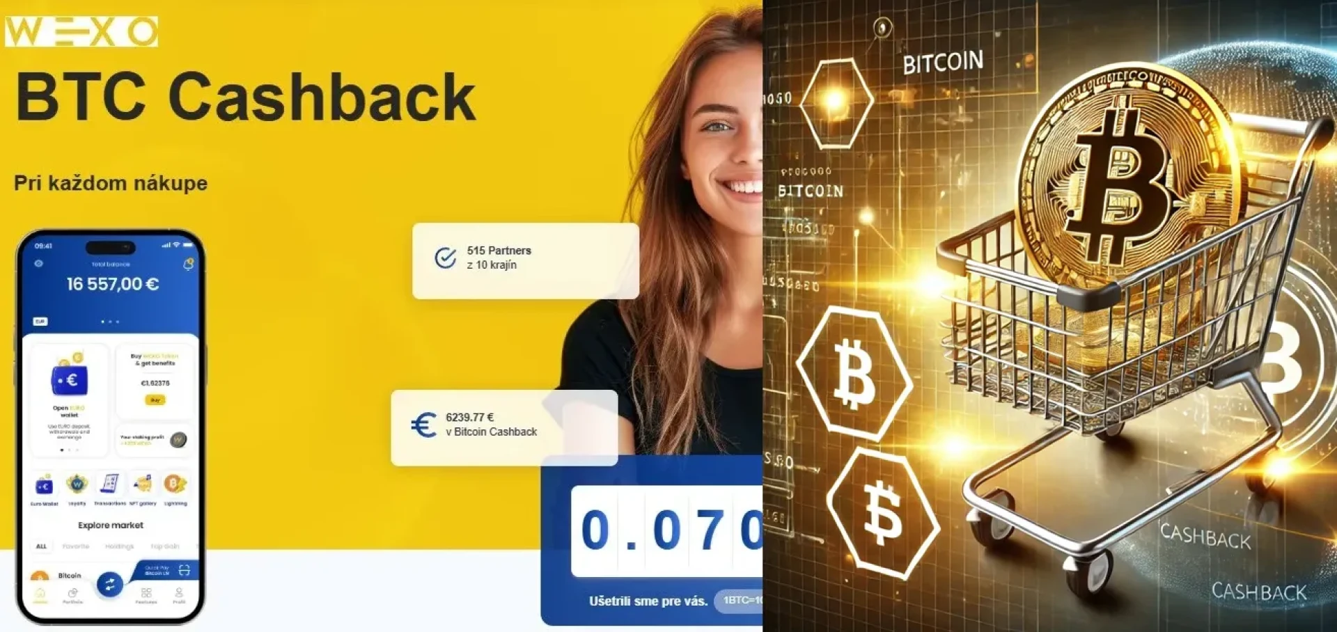 Revolúcia v nakupovaní: Platiť Bitcoinom a získať BTC CashBack? Teraz aj u nás!