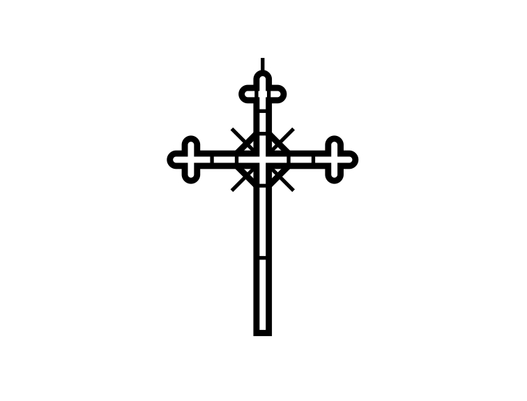 Doplnok k modelu Kostol Hrabyně - Kríž