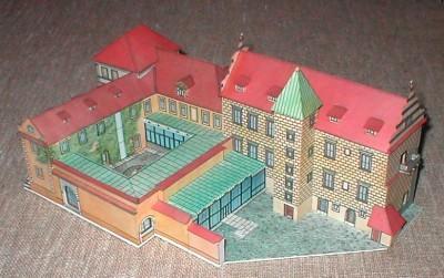 Papierový model Pražský hrad - Purkrabstvo