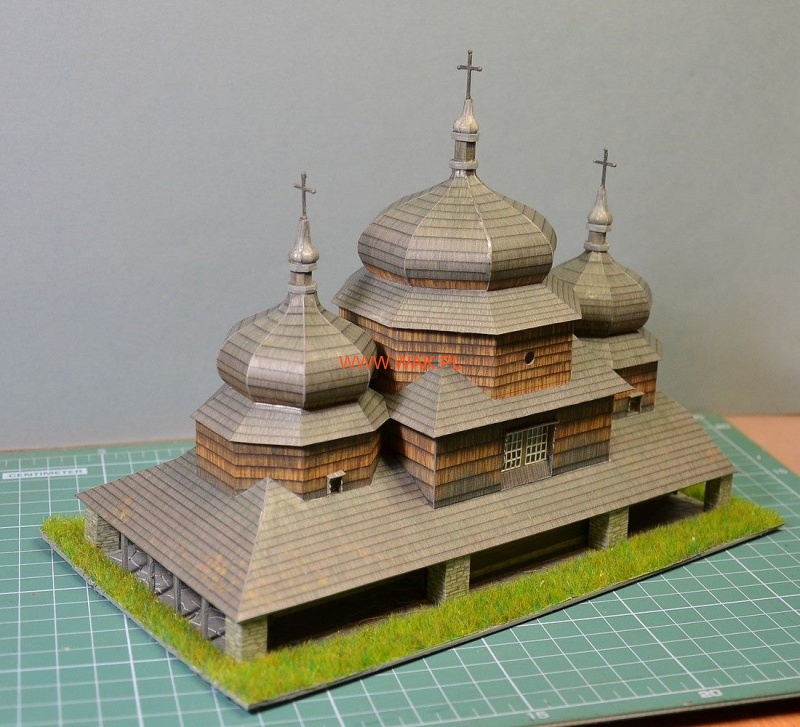 Papierový model - Kostol sv. Dymitria v Piatkove