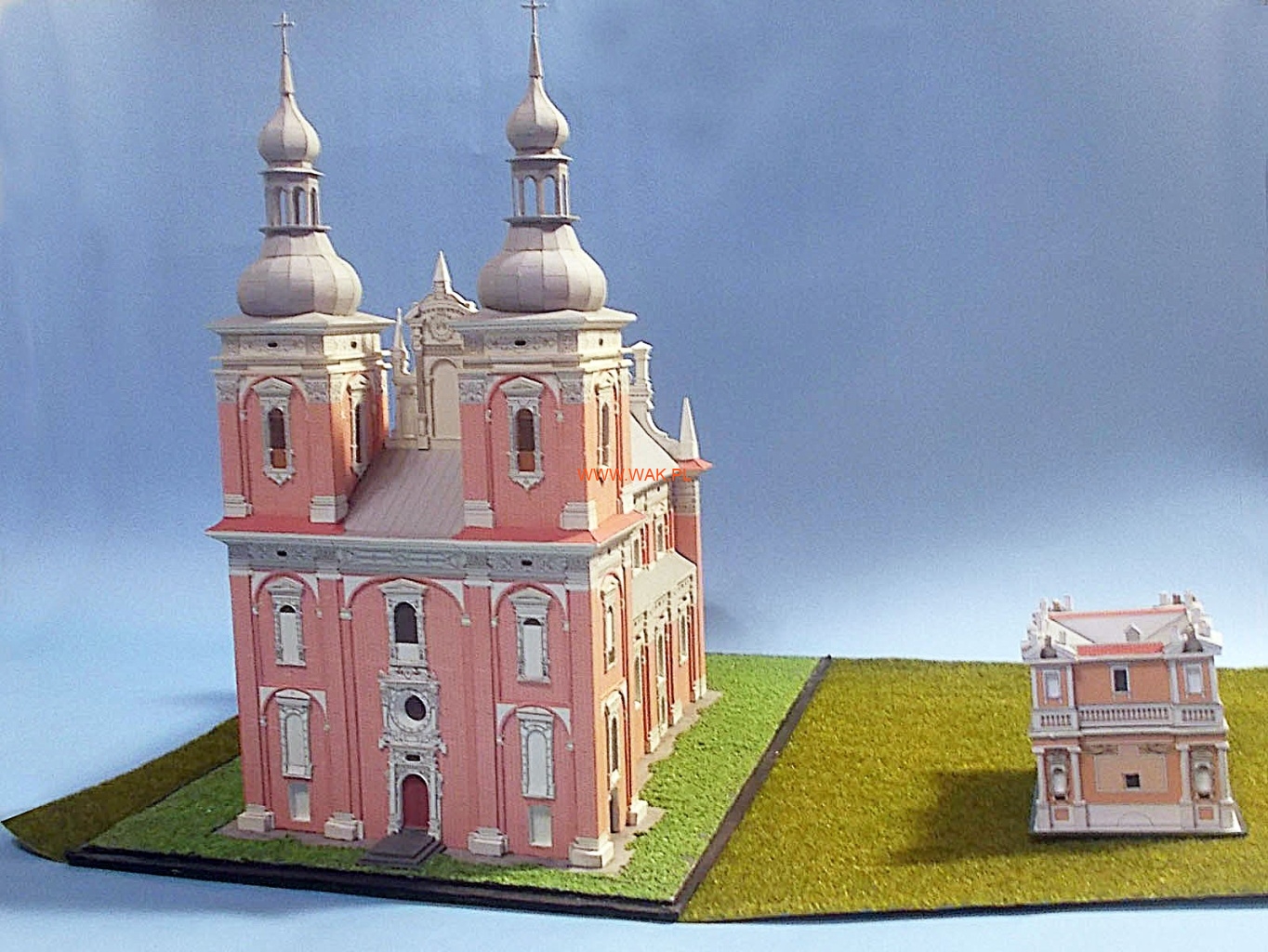 Papierový model - Pamiatky Golebie - Kostol a Loretánsky dom