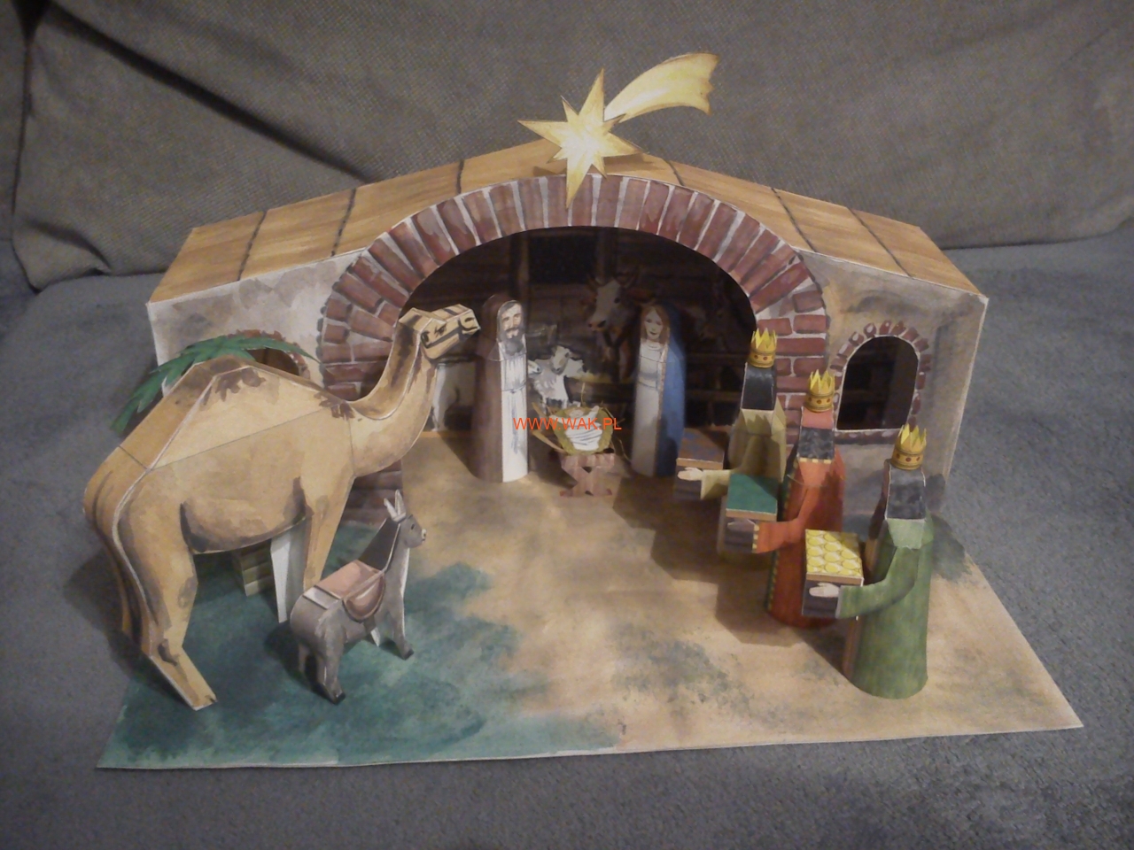 Papierový model - Vianočný Betlehem