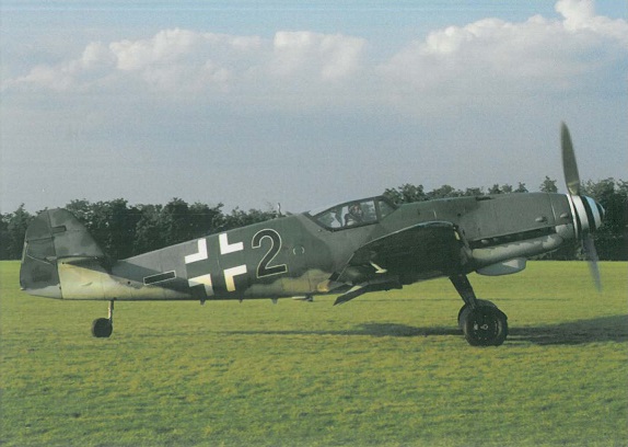 Pohľadnica Messerschmitt bf-109 g-10