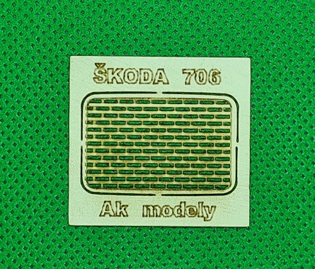 Laserom rezaný doplnok - Mriežka Škoda 706 AKmodely