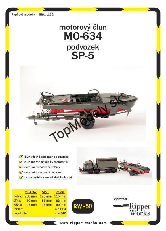 Papierový model - MO-634+SP-5