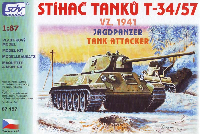 Stíhač tankov T-34/57 vz. 1941