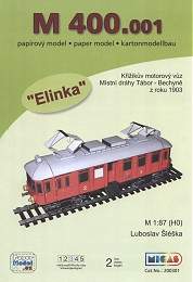 Papierový model - M 400.001 "Elinka"