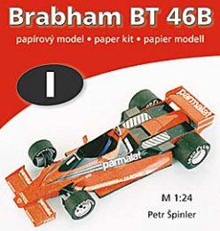 Papierový model Formula F1 Brabham BT 46B