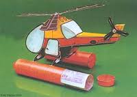 Papierový model Vrtuľník Pokladnička