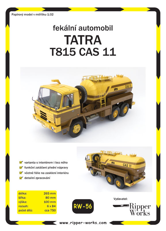 Papierový model - Tatra 815 CAS 11