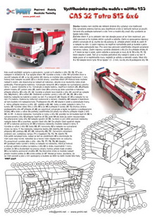 Papierový model - CAS32 Tatra 815 6x6