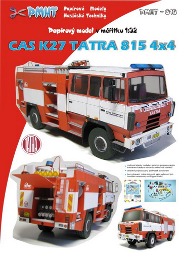 Papierový model - CAS K27 - Tatra 815 4x4