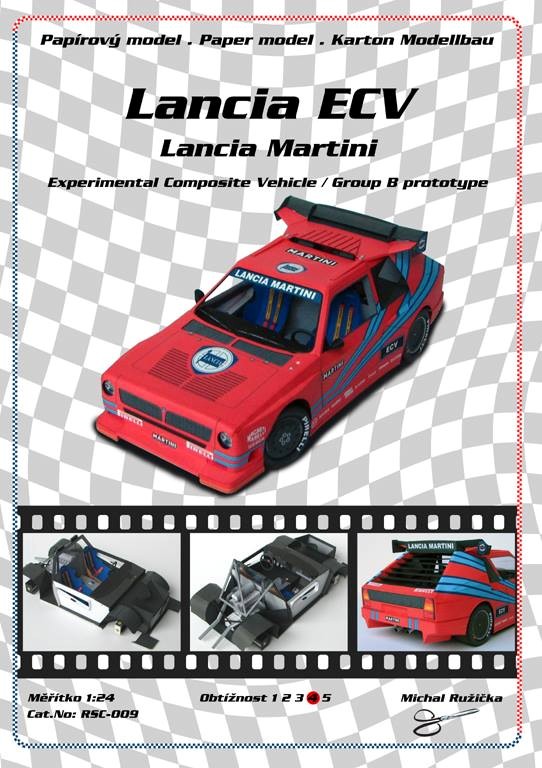Papierový model - Lancia ECV