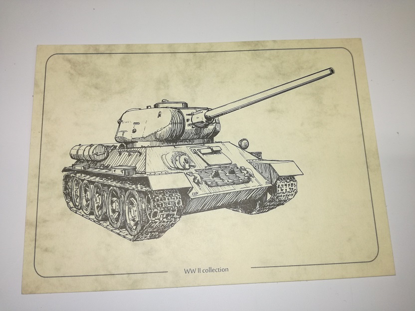Pohľadnica tanku T-34/85