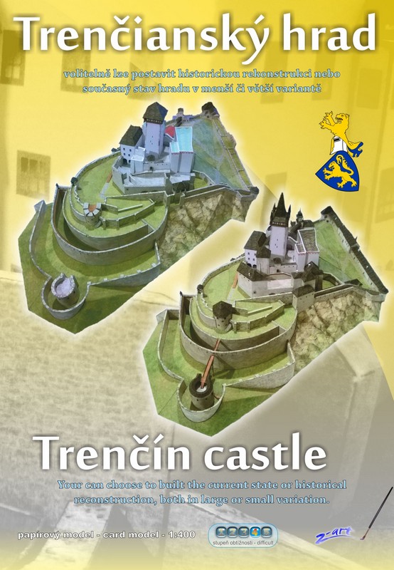 Papierový model - Trenčiansky hrad