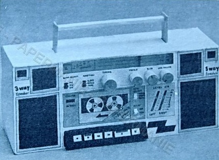 Papierový model Rádio DIANA STEREO