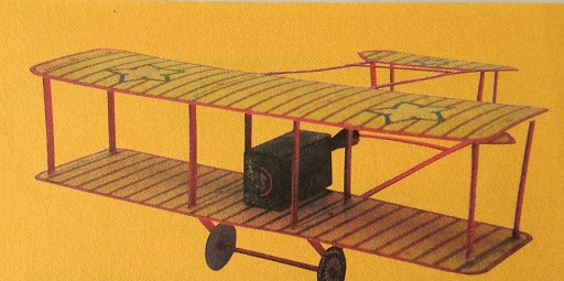 Papierový model Lietadlo Dvojplošník