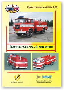 Papierový model - Škoda CAS 25 - Š 706 RTHP