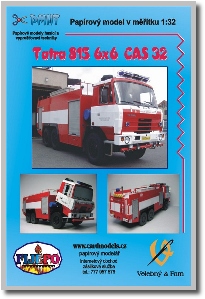 Papierový model - CAS 32 - Tatra 815 6x6