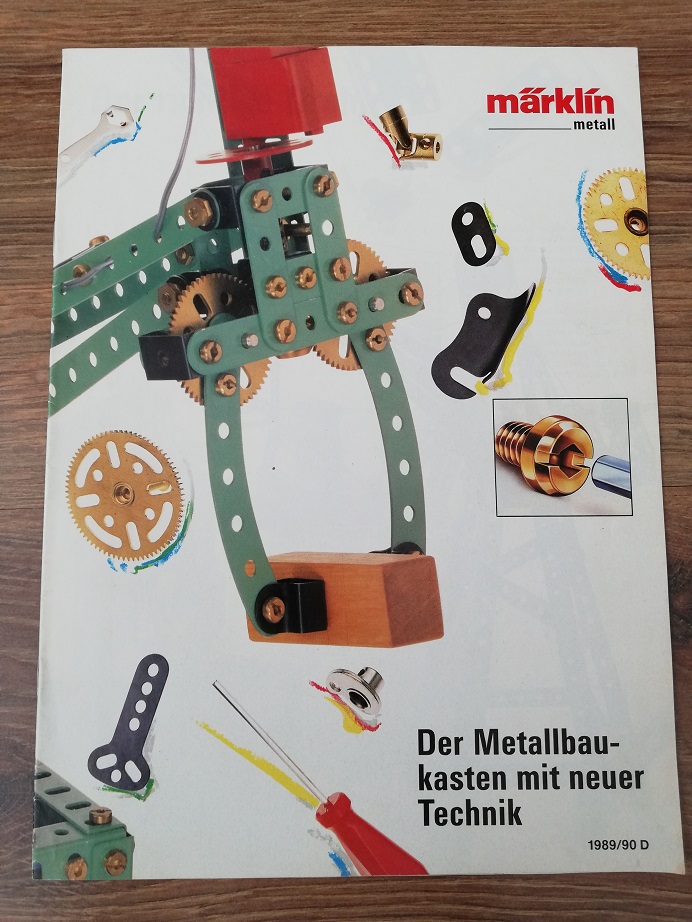 Katalóg Märklin metall - Der Metallbau-kasten mit neuer Technik 1989/90D