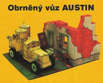 Papierový model Obrnený voz Austin