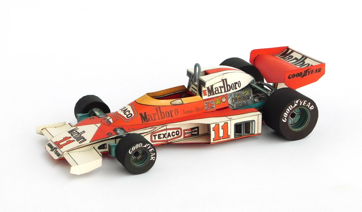 Papierový model Formula F1 McLaren M23