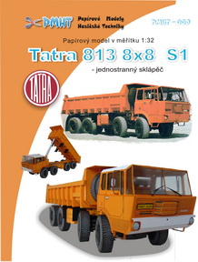 Papierový model - Tatra 813 8x8 S1