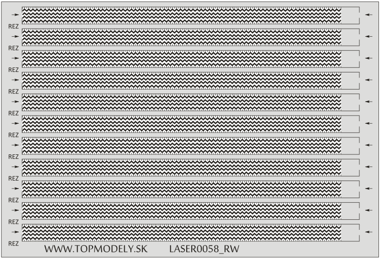 Laserom rezaný doplnok - Dezén na kolesá Tatra 138 a 148 k RipperWorks