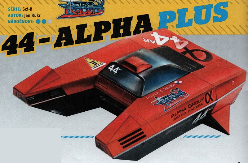 Papierový model Astro Racer 44 - Alpha PLUS