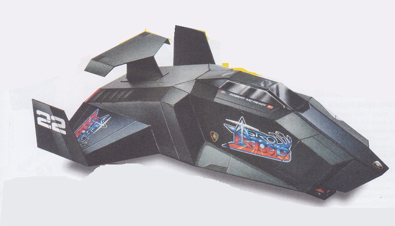 Papierový model Astro Racer 22 - Lambo2