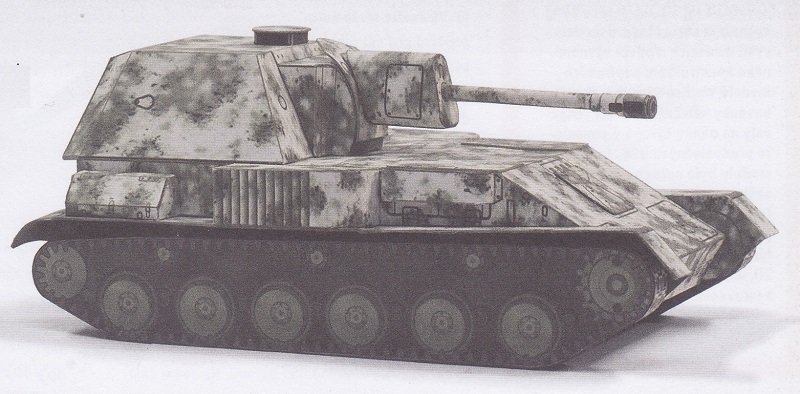 Papierový model Samohybné delo SU-76