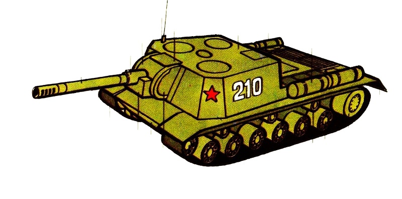 Papierový model Samohybný kanón SU-152