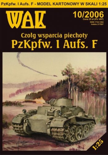 Papierový model - Podporný tank pechoty PzKpfw. A Ausf. F
