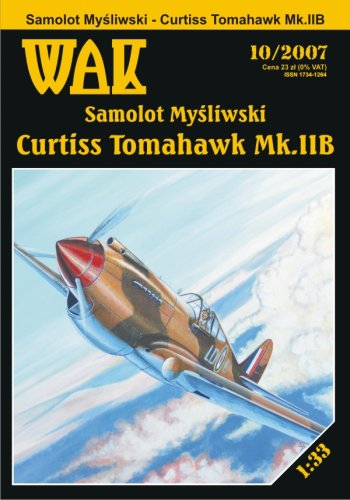 Papierový model - Curtiss Tomahawk Mk.IIB (P-40C)