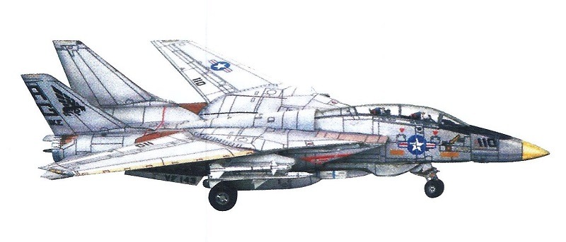 Papierový model Grumman F-14A Tomcat