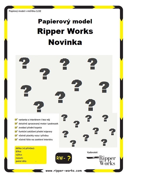 Papierový model - Ripper Works - Novinka