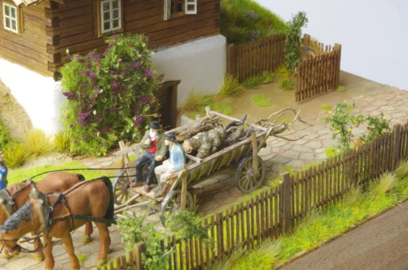 Drevený voz - Rebrinák 1:87