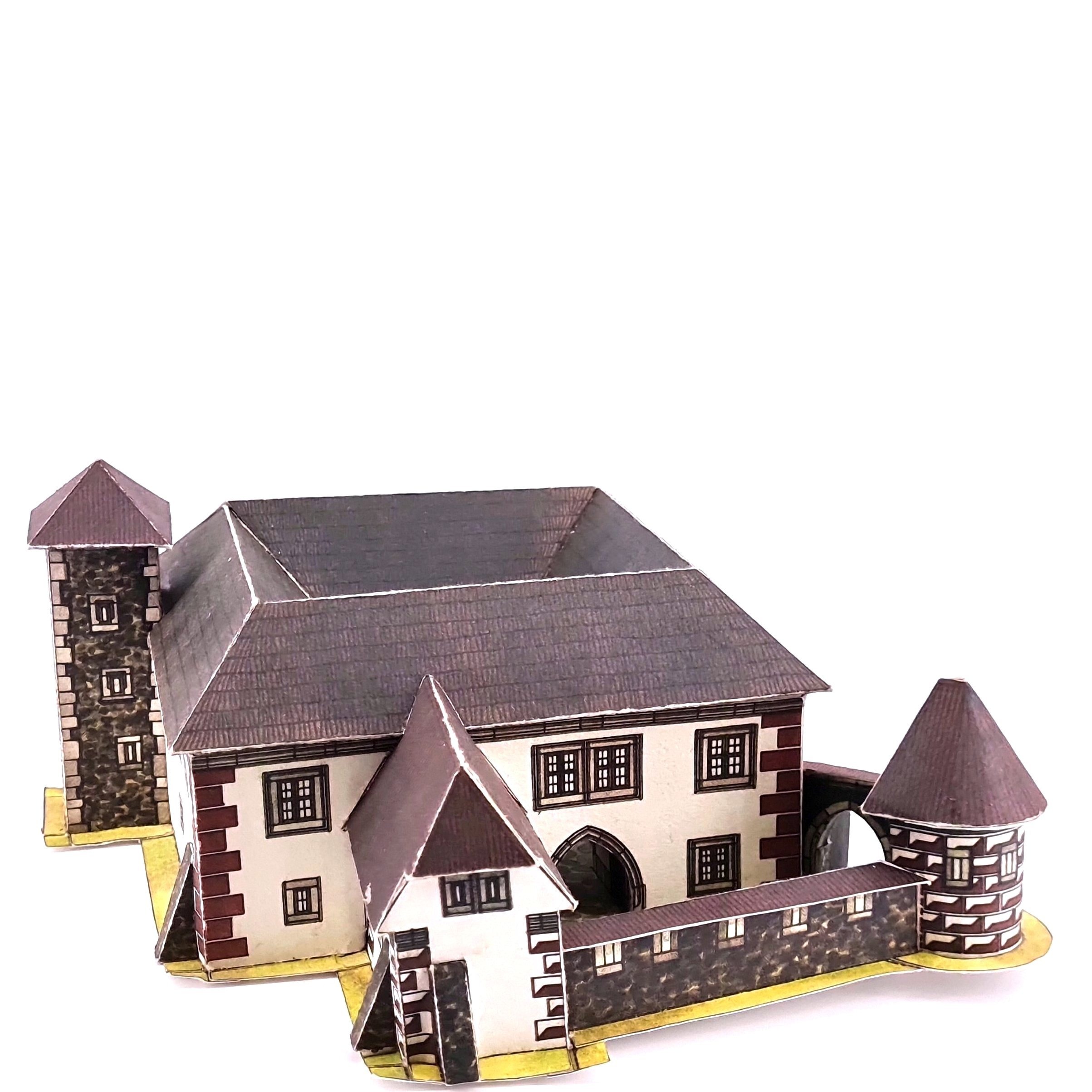 Papierový model Tvrdz - z Južných Čiech