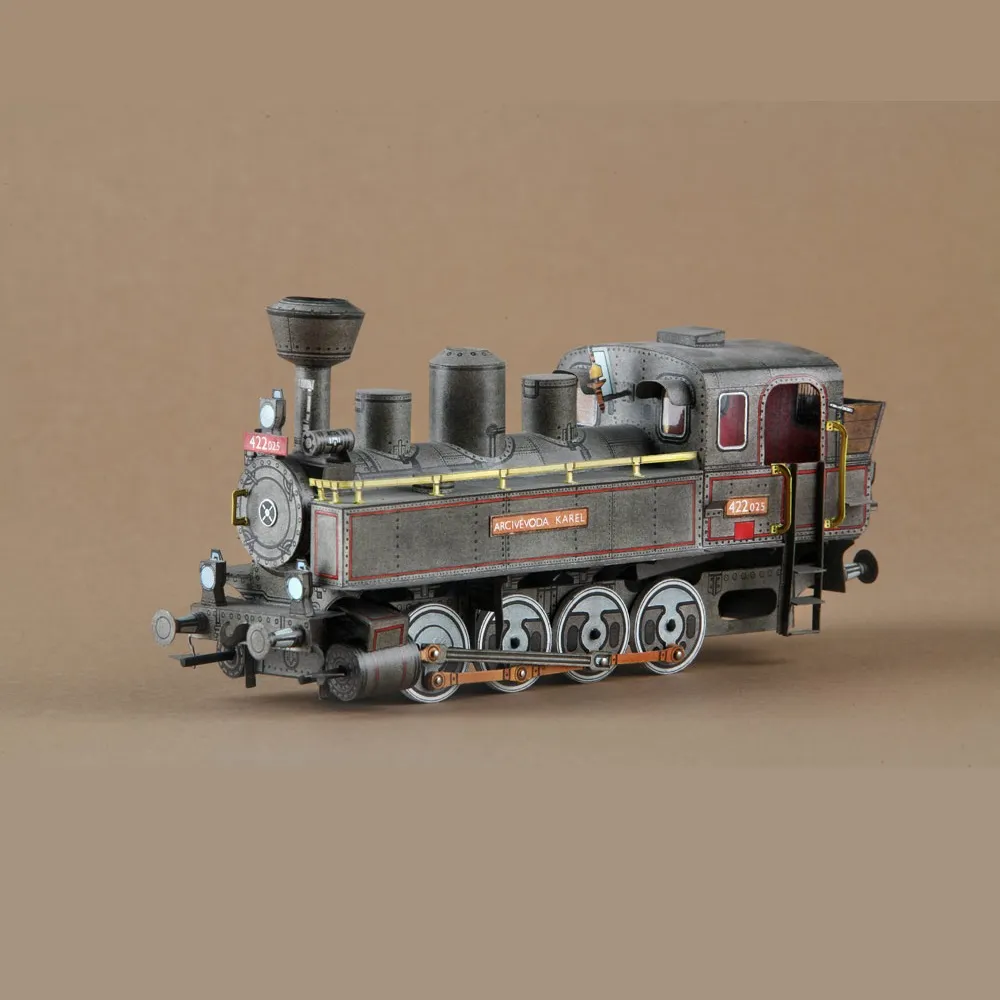 Papierový model Parná Lokomotíva 422.025 Arcivojvoda Karol