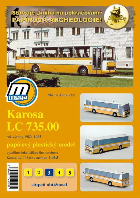 Papierový model - Karosa LC 735.00