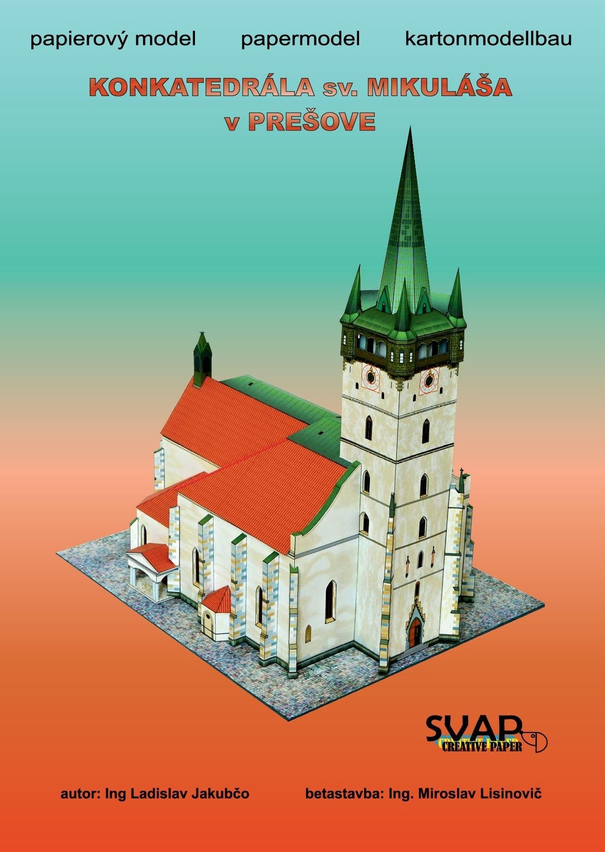 Papierový model - Konkatedrála sv. Mikuláša v Prešove