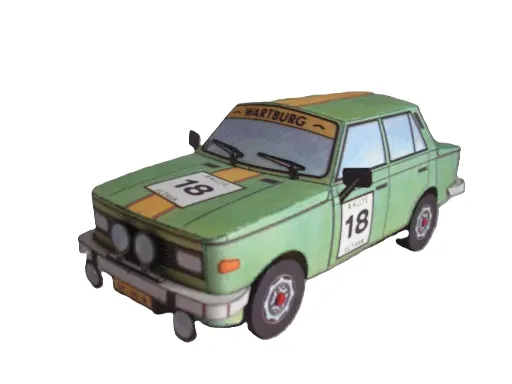 Papierový model Wartburg 353 S Rallye